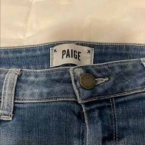 PAIGE High Rise Women's Light Blue Jeans